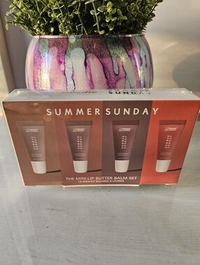 Mini Lip Butter Balm Set - Assorted Neutral & Coral Shades